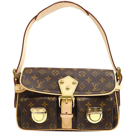 Louis Vuitton Handbags - Louis Vuitton Hudson PM Hand Bag Purse Monogram Canvas